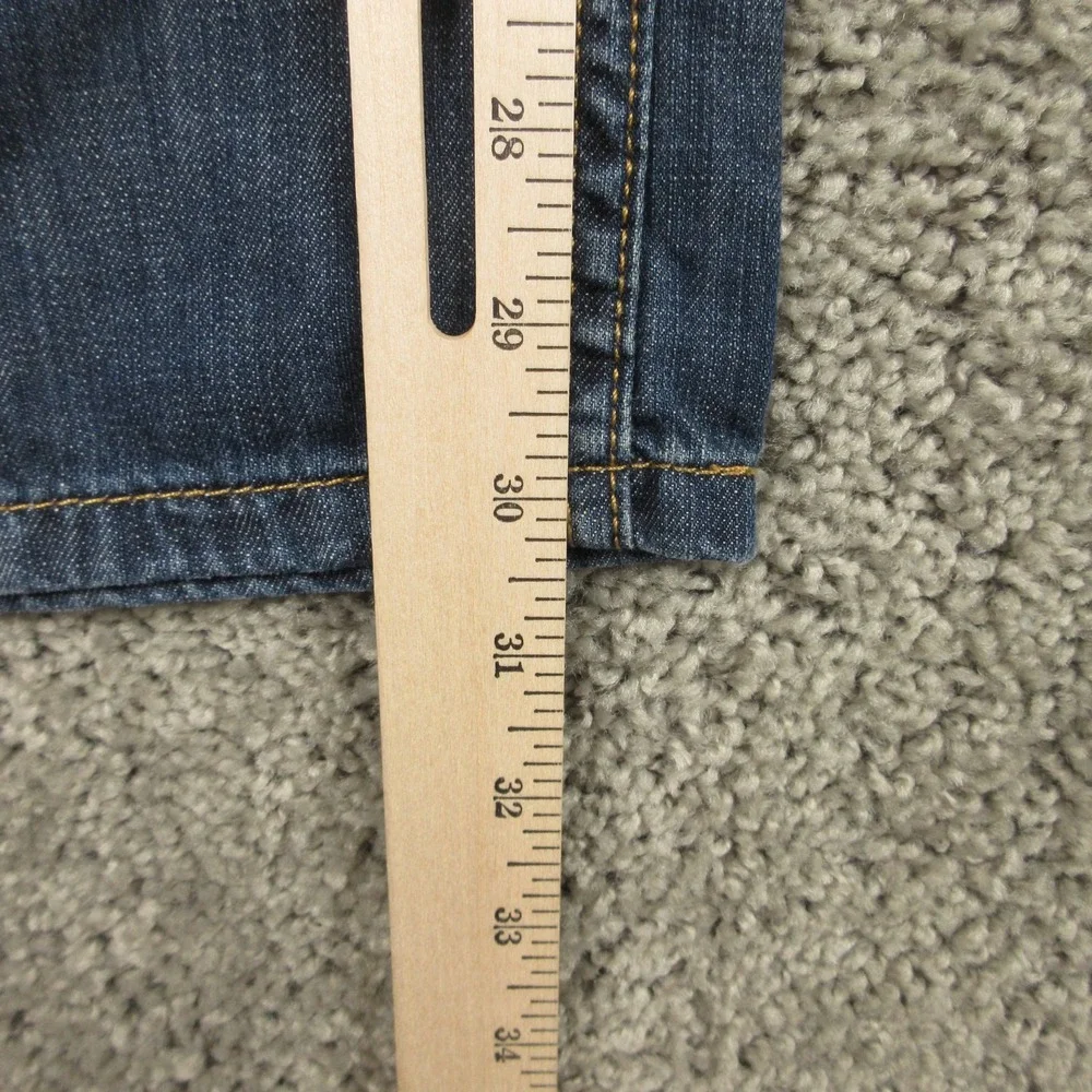 Levis Jeans Mens 34x32 Blue 527 Slim Bootcut Western Cowboy Rodeo Denim Pants